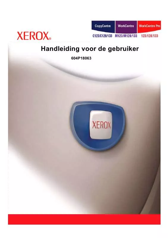 Mode d'emploi XEROX WC133