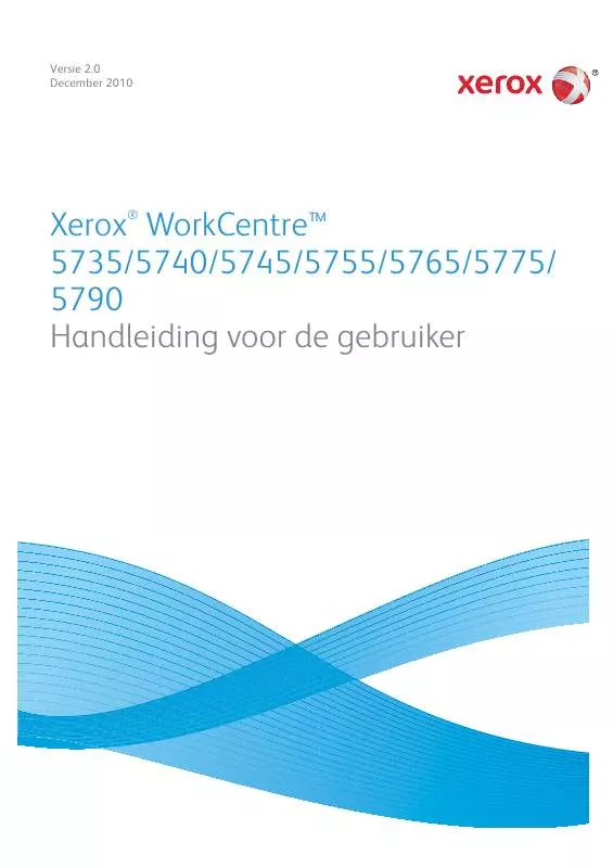 Mode d'emploi XEROX WORKCENTRE 5740