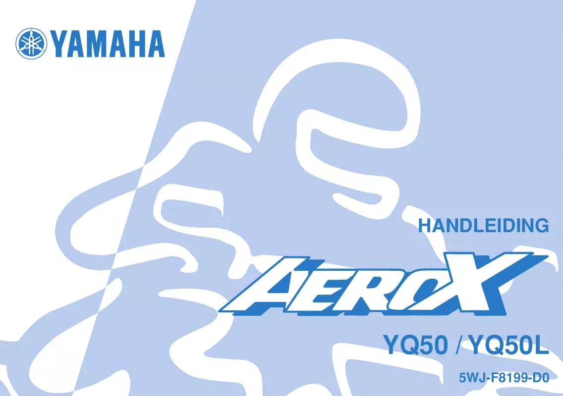 Mode d'emploi YAMAHA AEROX50-2003