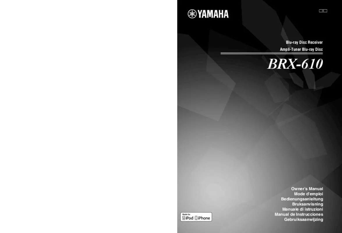 Mode d'emploi YAMAHA BRX-610BL