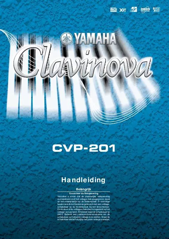 Mode d'emploi YAMAHA CVP-201