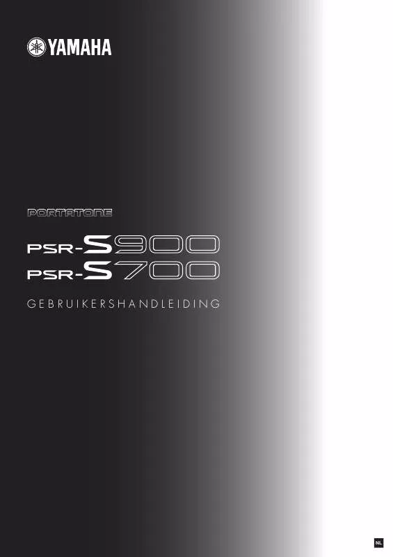 Mode d'emploi YAMAHA PSR-S900/S700