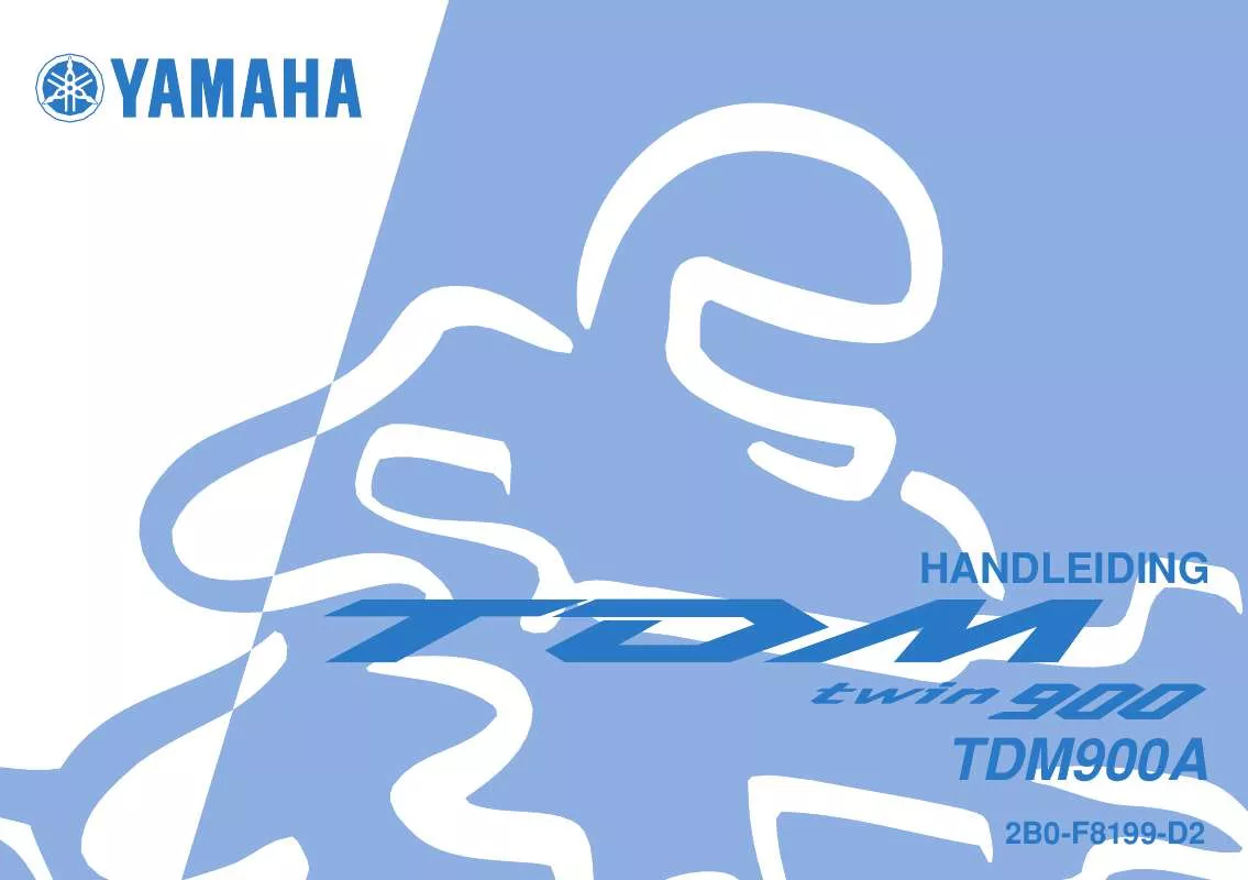 Mode d'emploi YAMAHA TDM900-2008