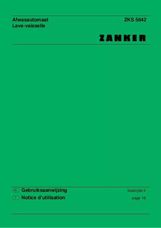 Mode d'emploi ZANKER ZKS5642A