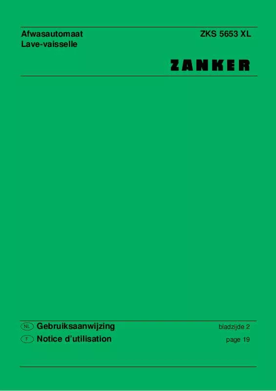Mode d'emploi ZANKER ZKS5653XL