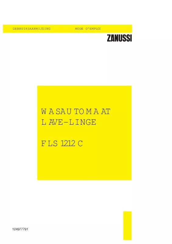 Mode d'emploi ZANUSSI FLS1212C