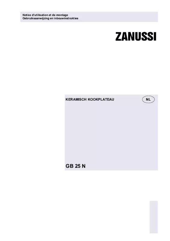 Mode d'emploi ZANUSSI GB25N