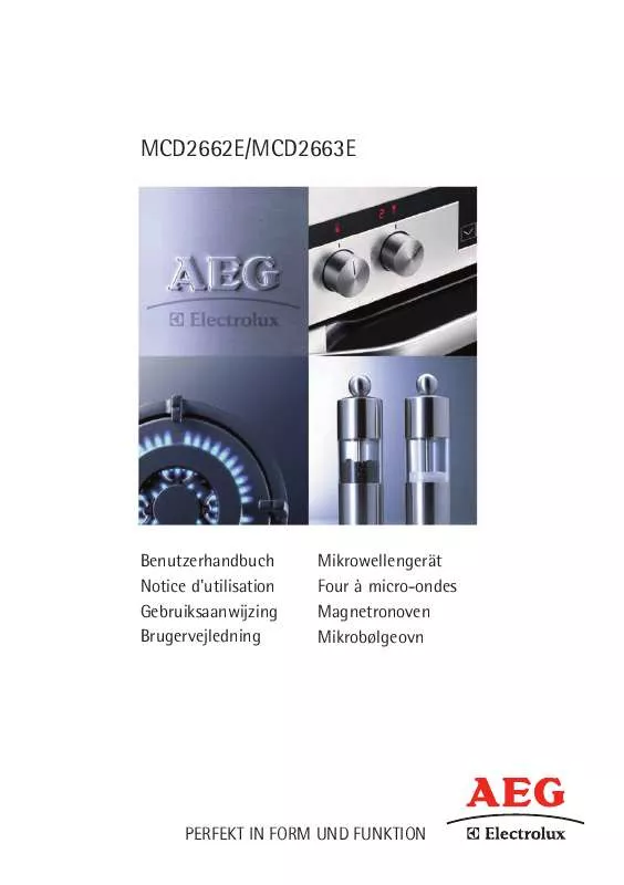 Mode d'emploi AEG-ELECTROLUX MCD 2662 EM