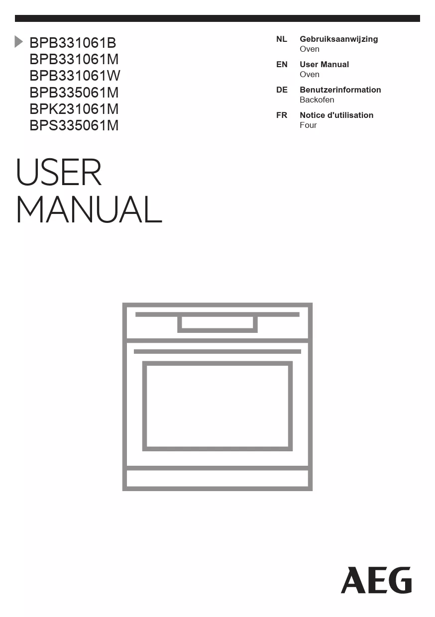 Mode d'emploi AEG BPS335061M