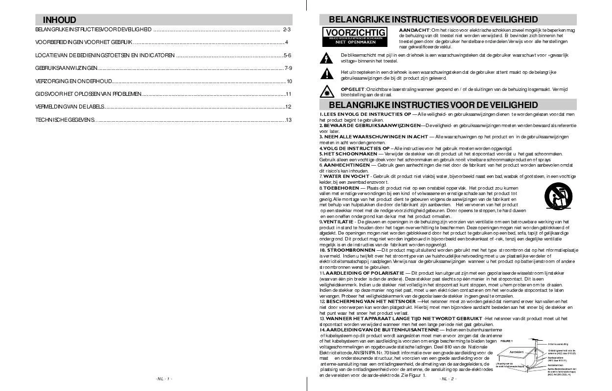 Mode d'emploi AKAI AR4100