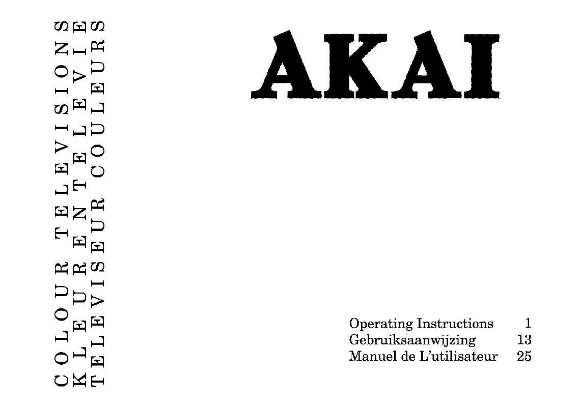 Mode d'emploi AKAI CTB214MTF