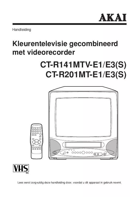 Mode d'emploi AKAI CTR141MTV