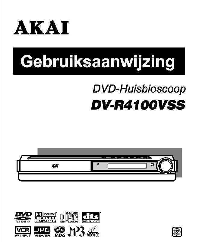 Mode d'emploi AKAI DVR4100VSS