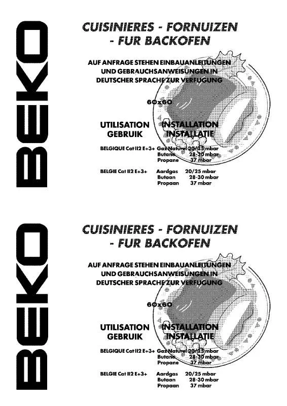 Mode d'emploi BEKO CM 68200 C