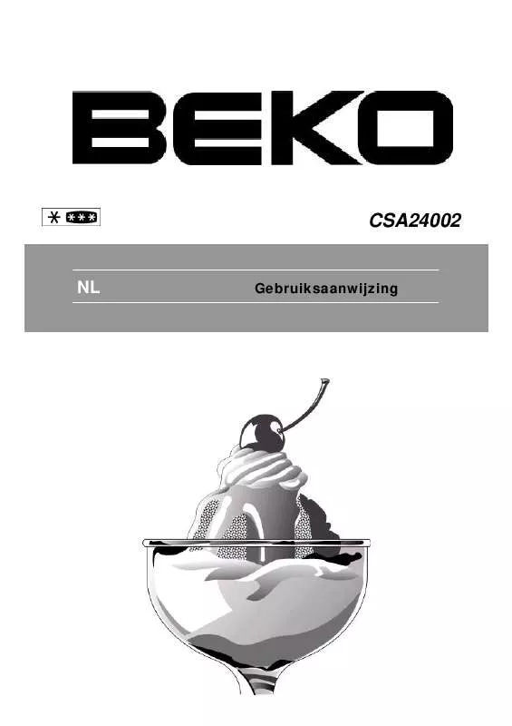 Mode d'emploi BEKO CSA 24002