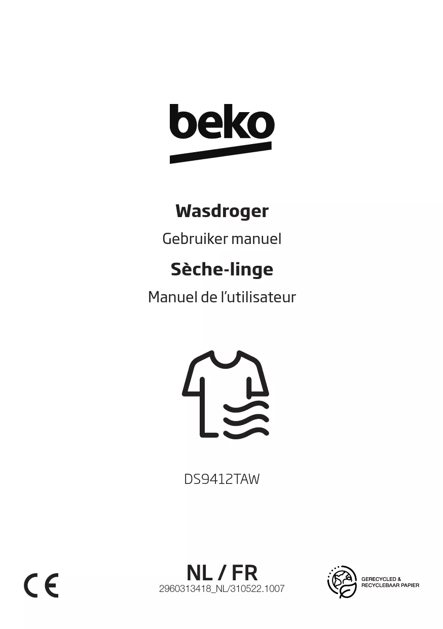 Mode d'emploi BEKO DS9412TAW