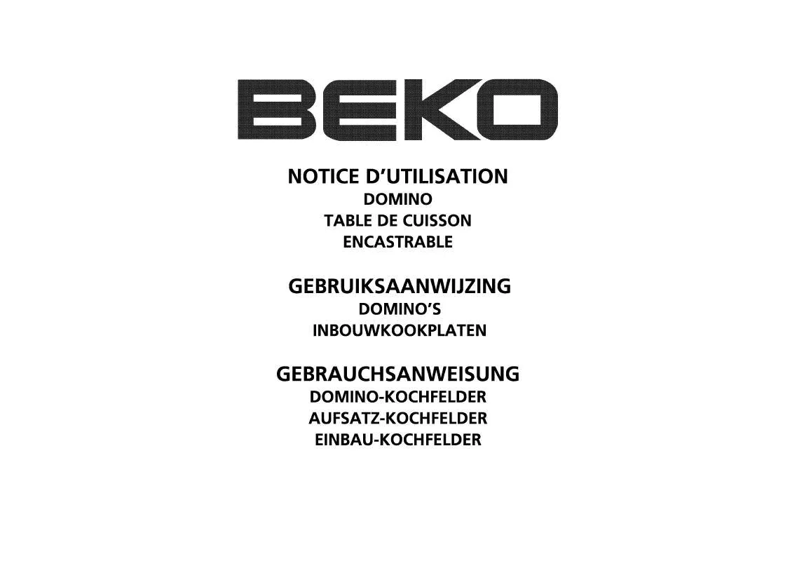 Mode d'emploi BEKO HDC 32200