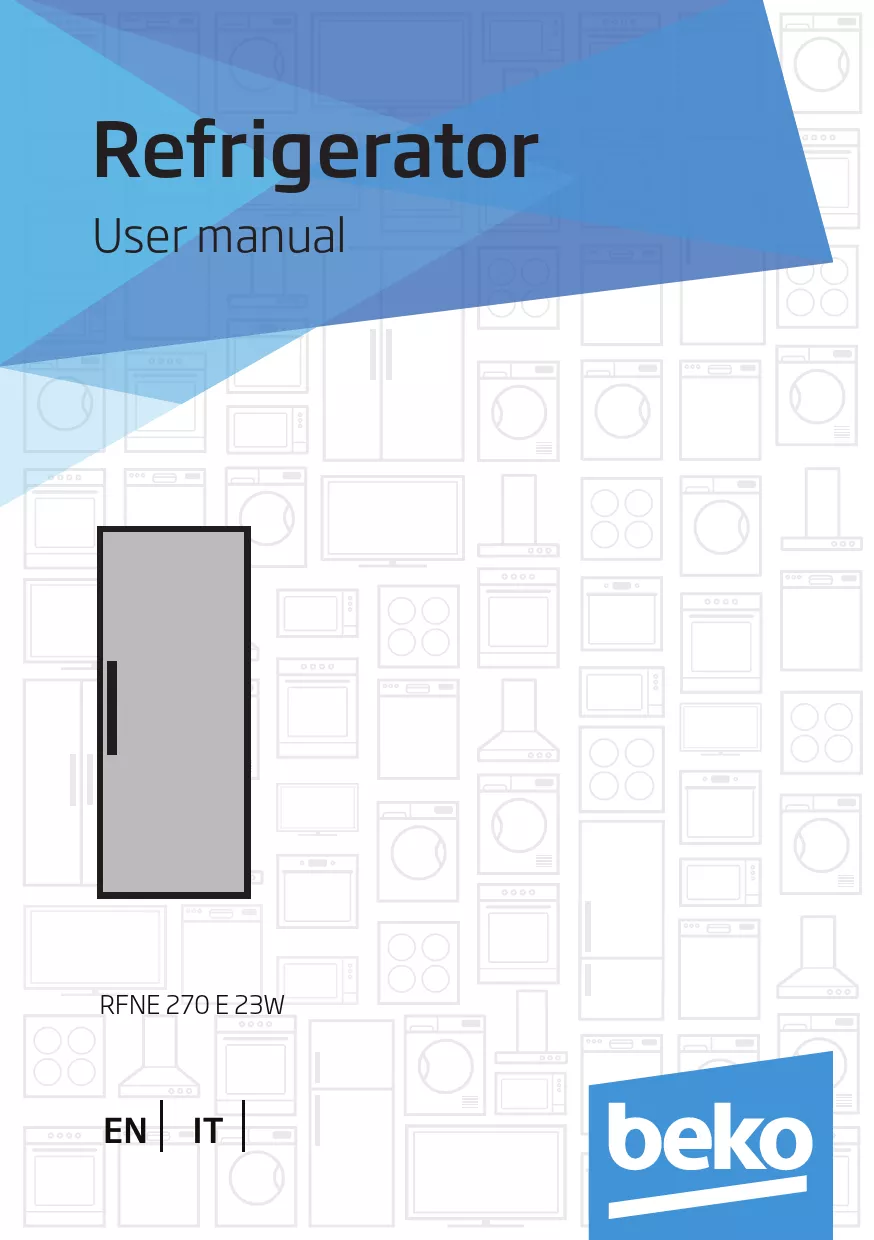 Mode d'emploi BEKO RFNE270E23W