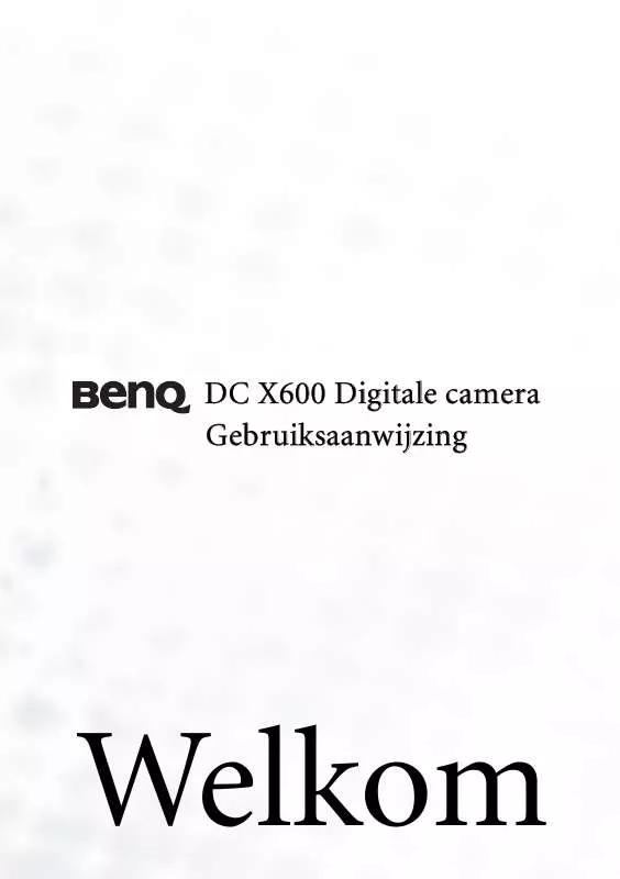 Mode d'emploi BENQ X600