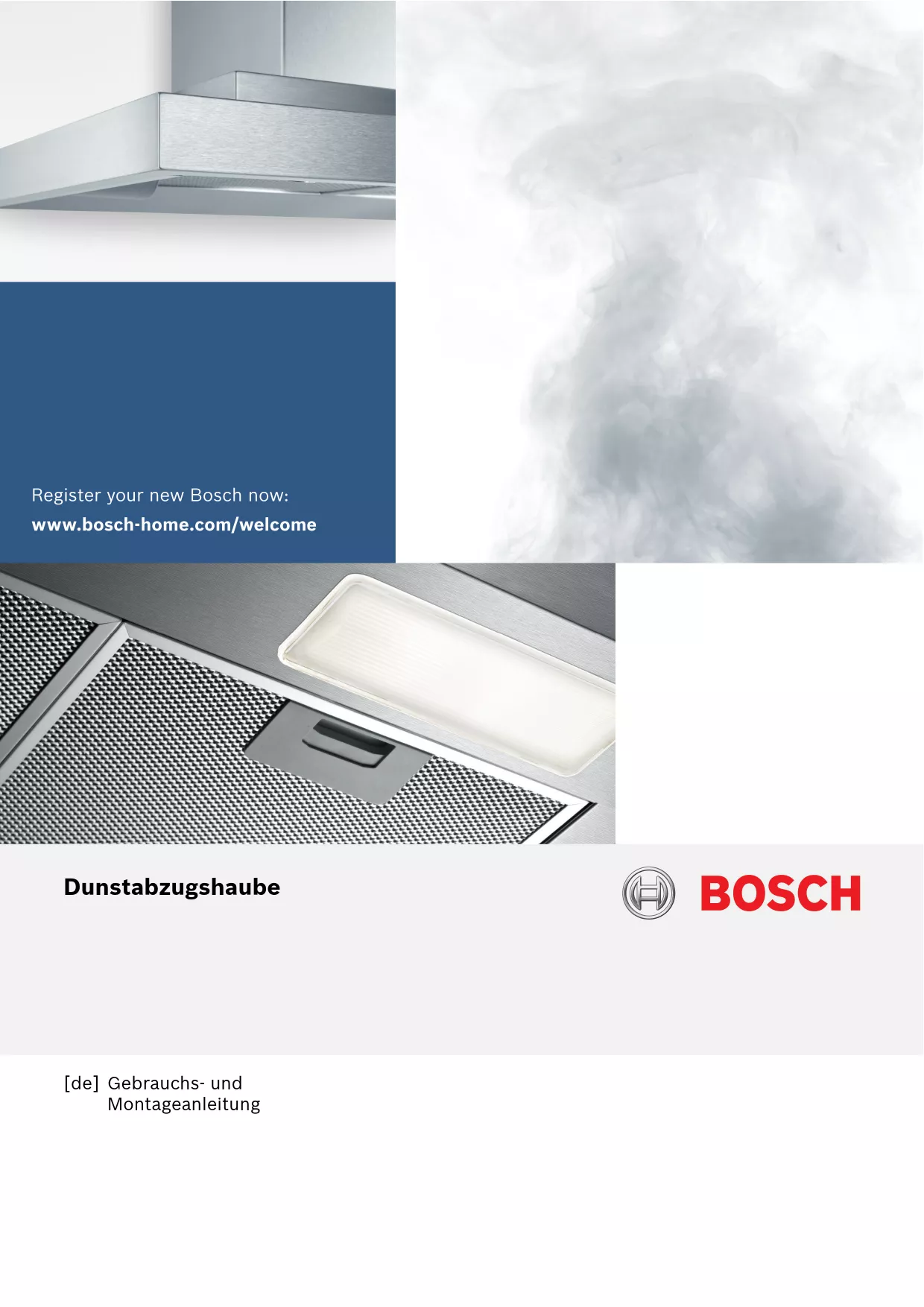 Mode d'emploi BOSCH DWF67KM60