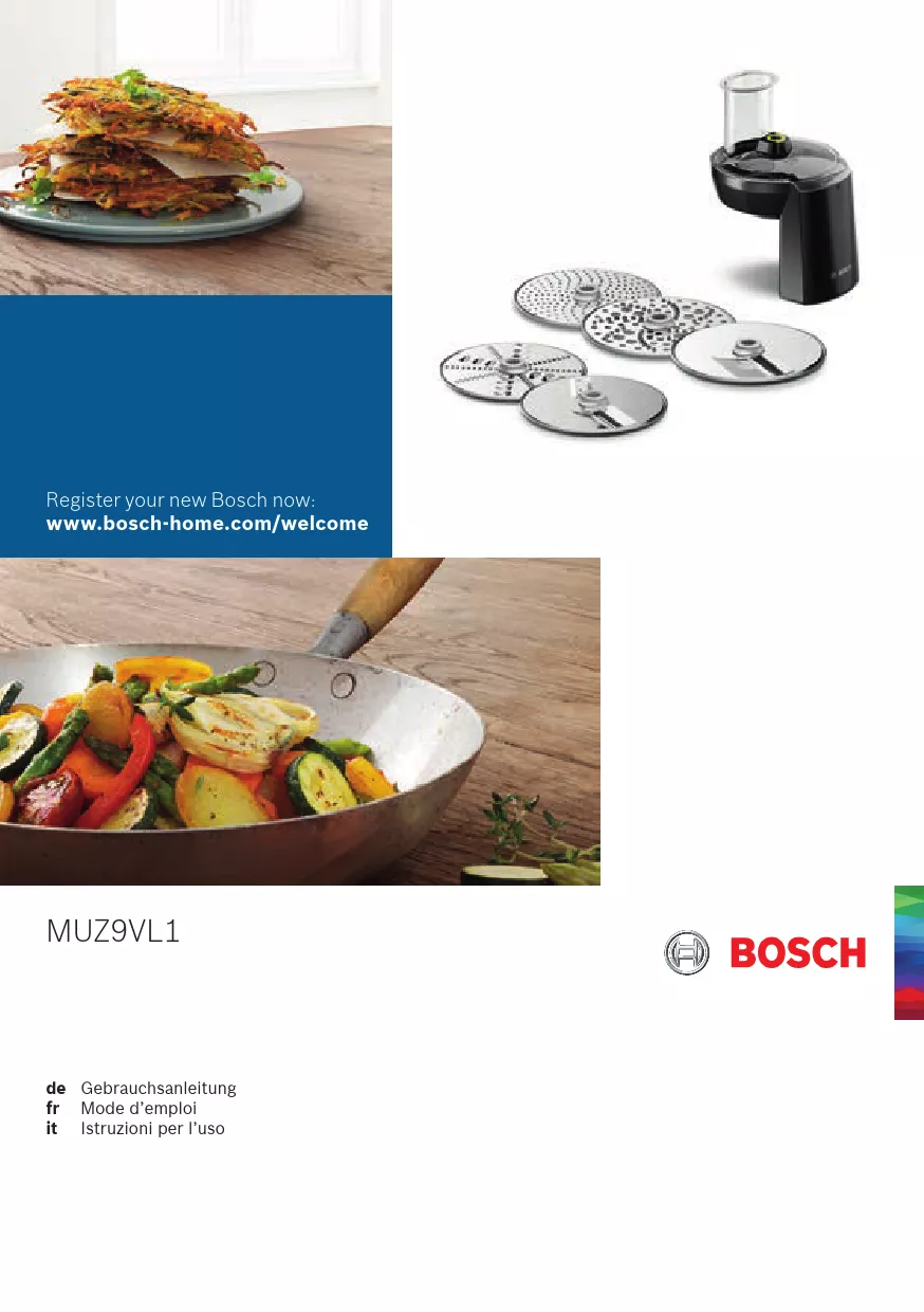 Mode d'emploi BOSCH MUM9D33S11