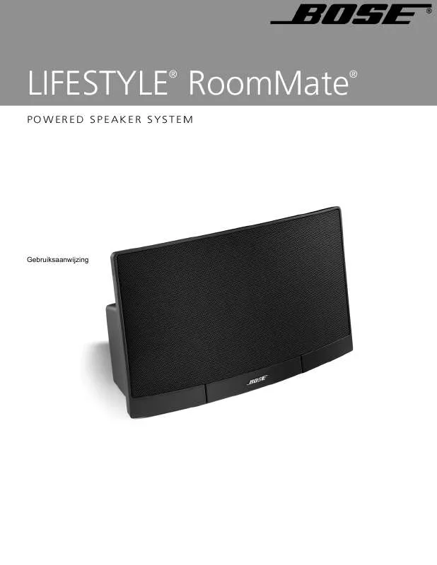 Mode d'emploi BOSE LIFESTYLE ROOMMATE ACTIEF LUIDSPREKERSYSTEEM