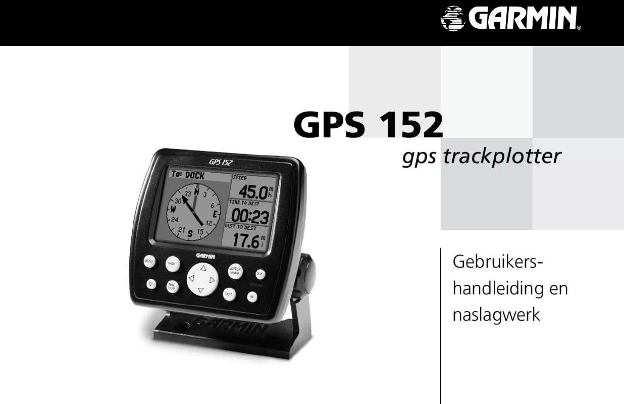 Mode d'emploi GARMIN GPS 152 EXT.