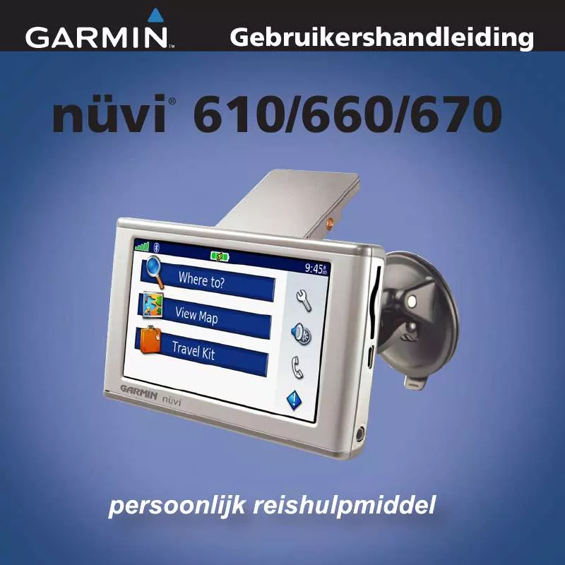 Mode d'emploi GARMIN NÜVI 660T
