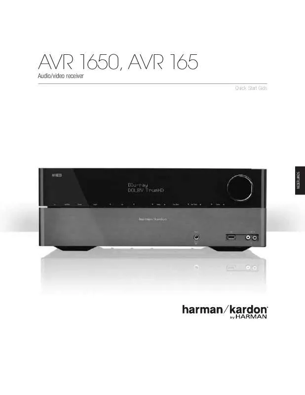 Mode d'emploi HARMAN KARDON AVR 16500