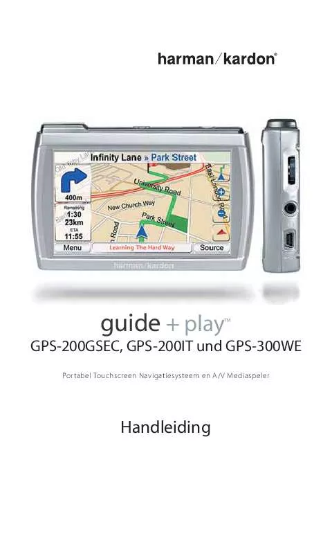 Mode d'emploi HARMAN KARDON GPS-200 (GER, AUT, CH) [GPS-200GSEC]