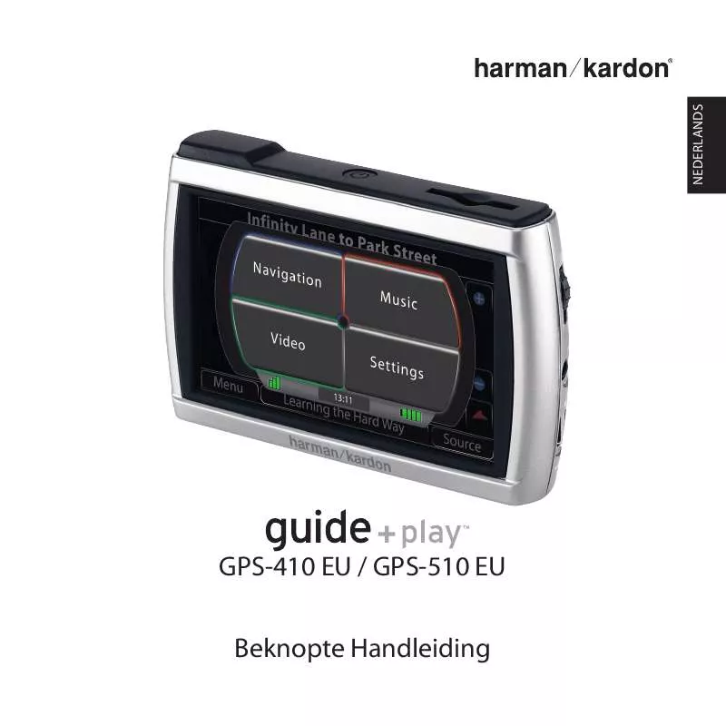 Mode d'emploi HARMAN KARDON GPS-510 [GPS-510EU]