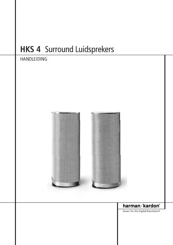 Mode d'emploi HARMAN KARDON HKS 4 [HKS 4/230]