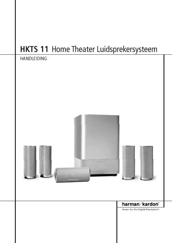 Mode d'emploi HARMAN KARDON HKTS 11 [HKTS 11/230]