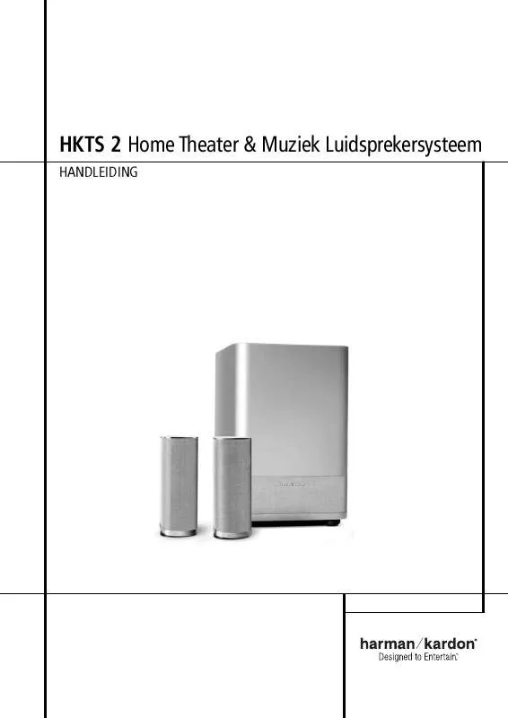 Mode d'emploi HARMAN KARDON HKTS 2