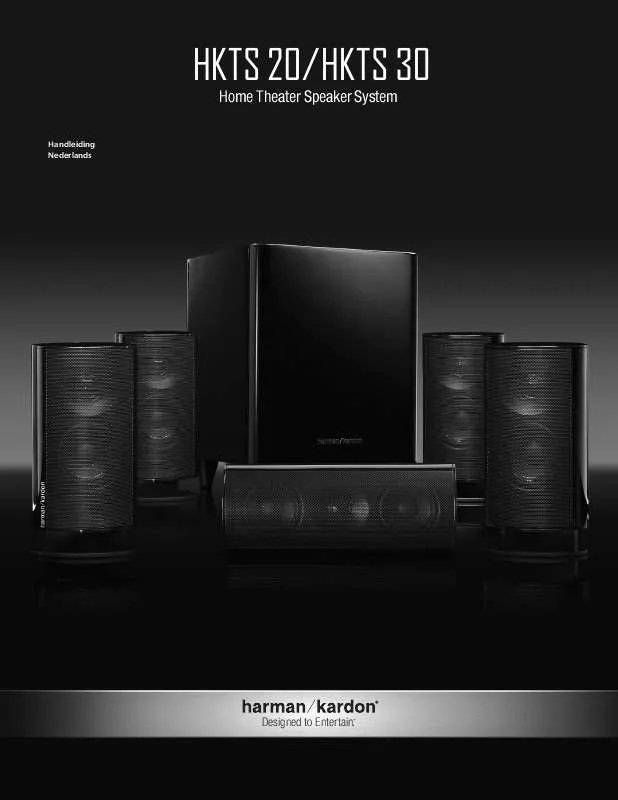 Mode d'emploi HARMAN KARDON HKTS 30