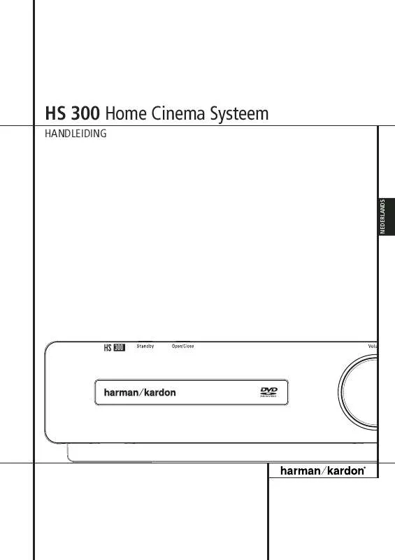 Mode d'emploi HARMAN KARDON HS 300