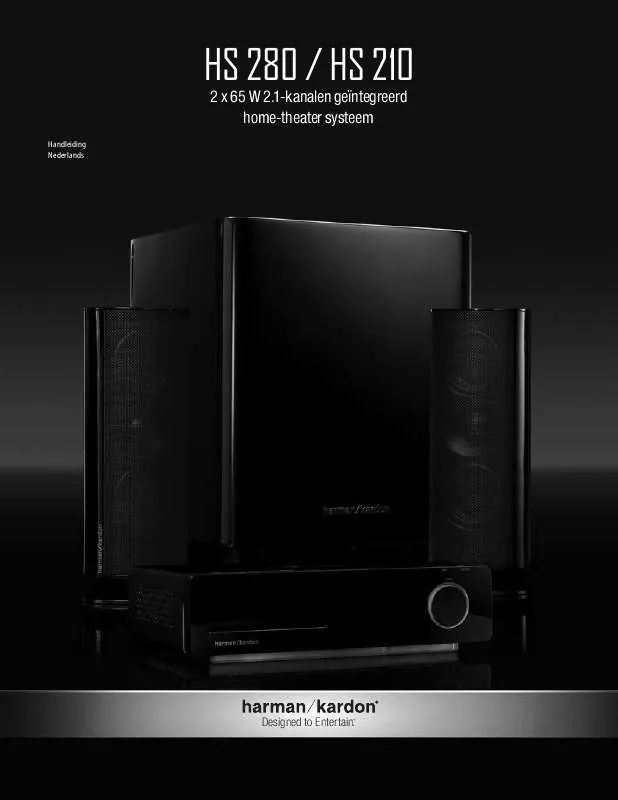 Mode d'emploi HARMAN KARDON HS 280