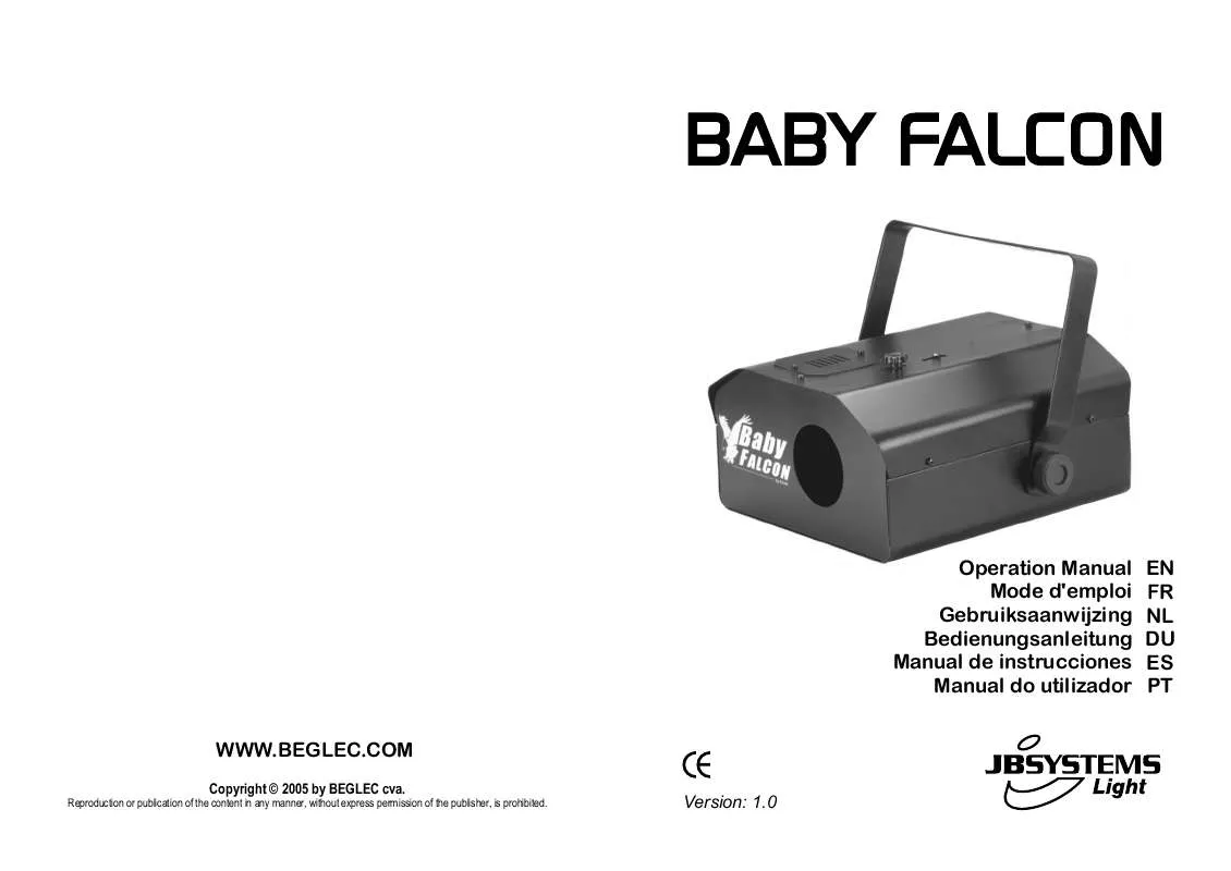 Mode d'emploi JBSYSTEMS BABY FALCON