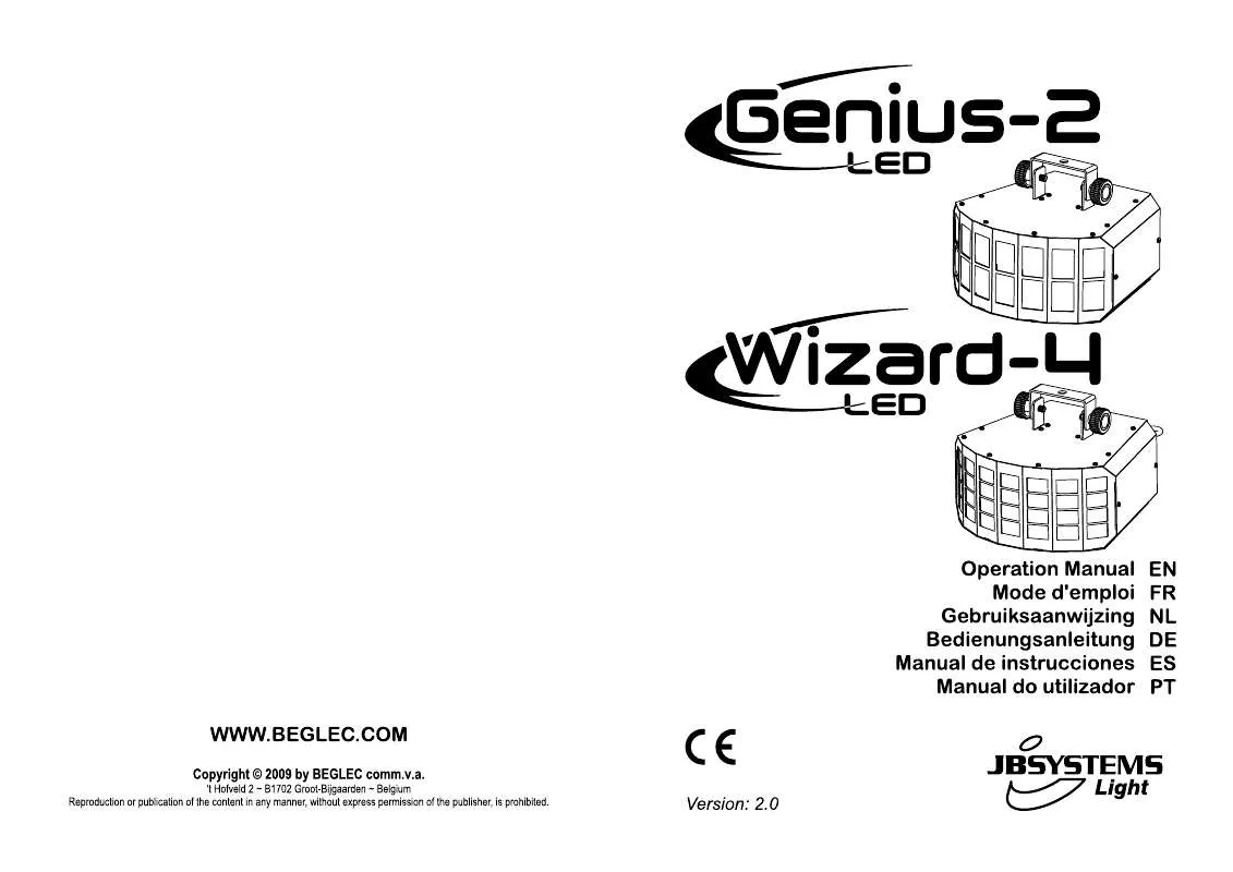 Mode d'emploi JBSYSTEMS WIZARD-4