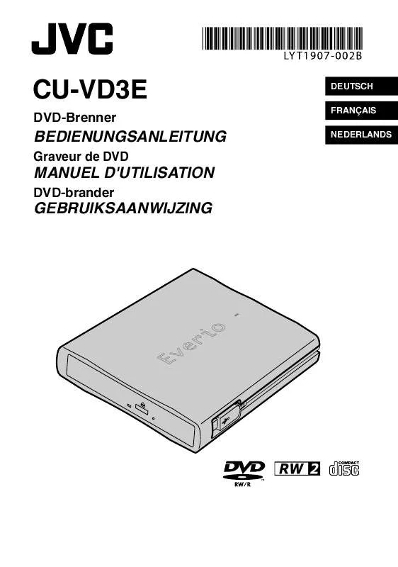 Mode d'emploi JVC CU-VD3E