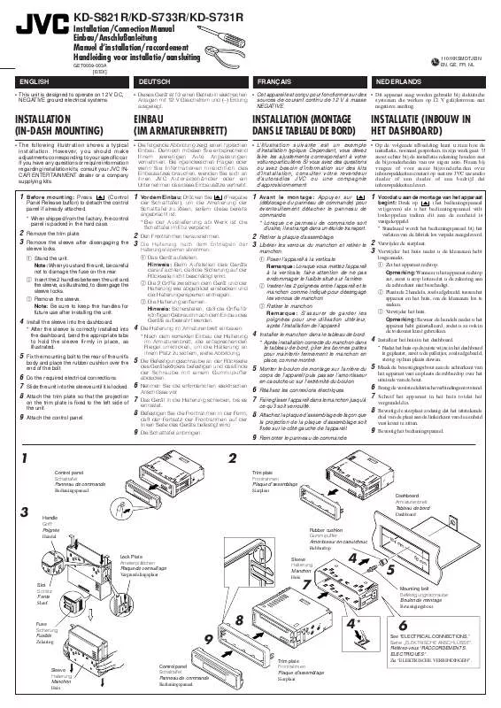 Mode d'emploi JVC KD-S731R