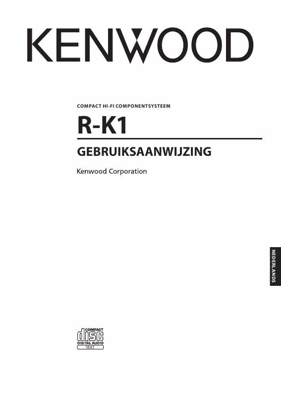 Mode d'emploi KENWOOD R-K1