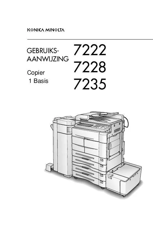 Mode d'emploi KONICA MINOLTA 7228