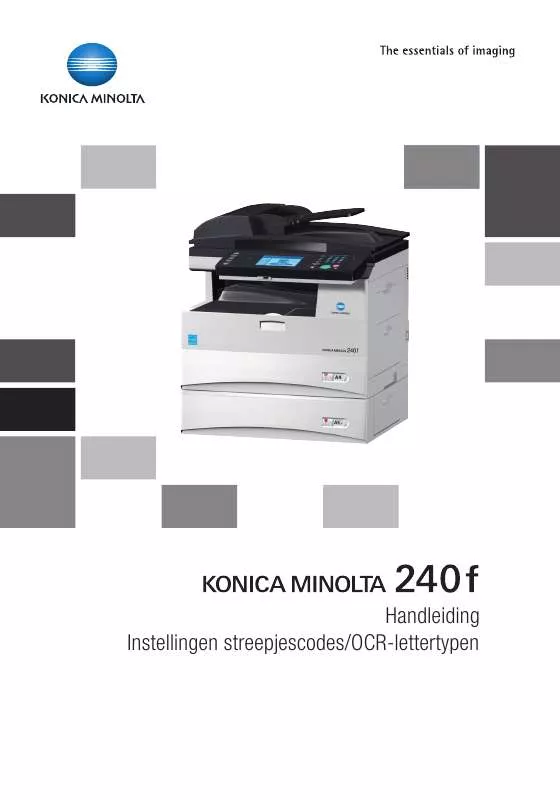 Mode d'emploi KONICA 240F