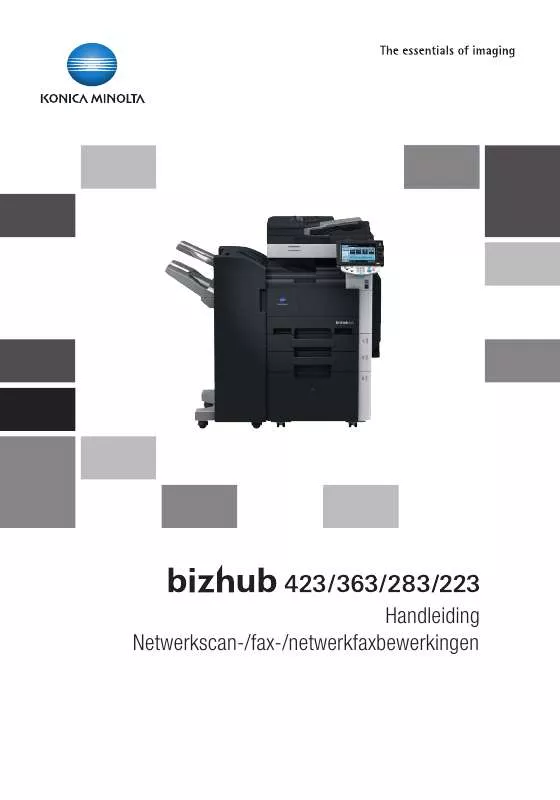 Mode d'emploi KONICA BIZHUB 223