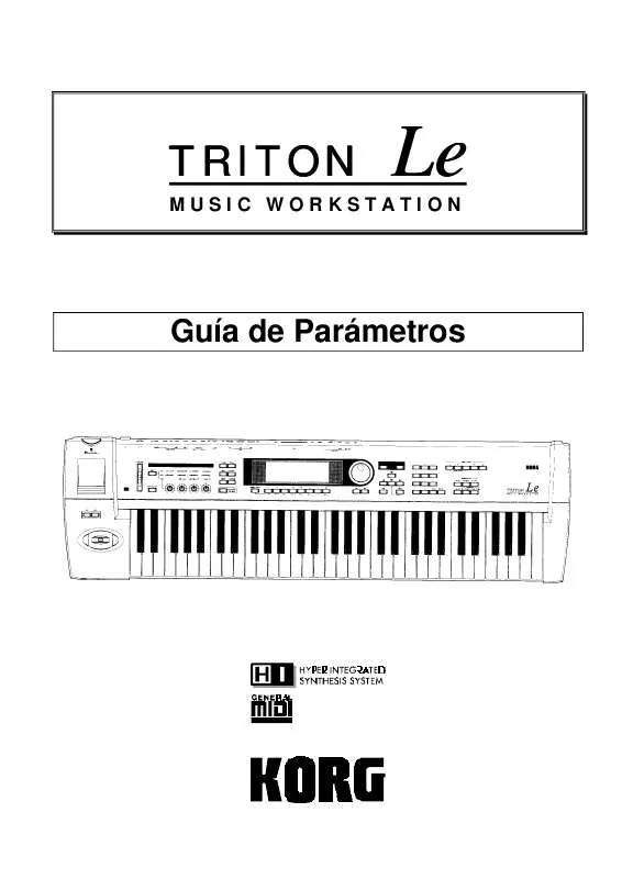 Mode d'emploi KORG TRITONLE