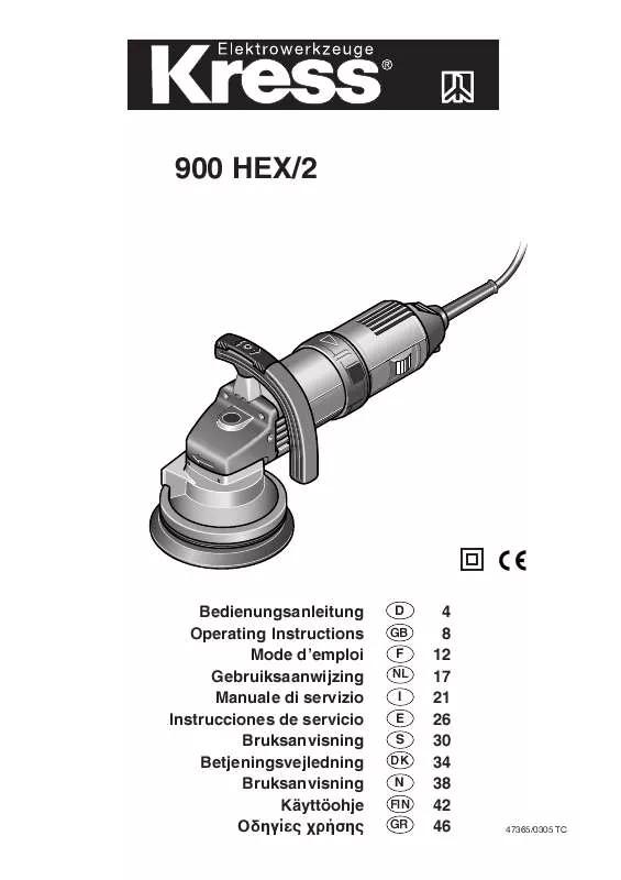 Mode d'emploi KRESS 900 HEX-2