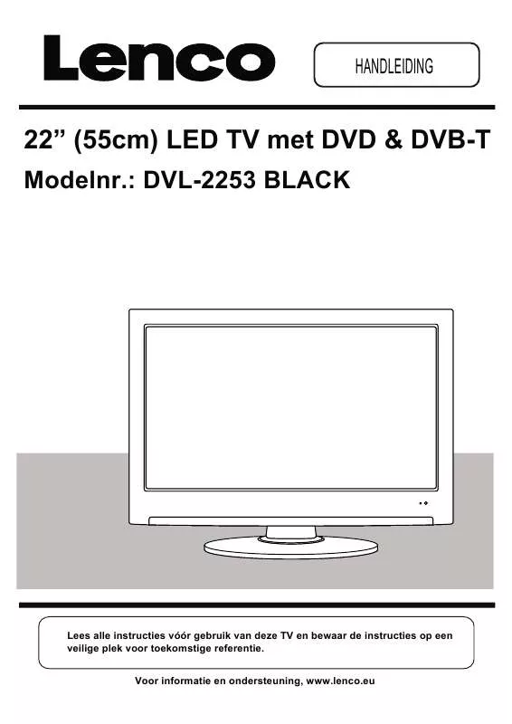 Mode d'emploi LENCO DVL-2253 BLACK