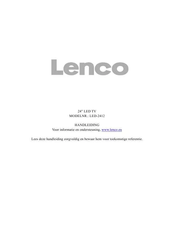 Mode d'emploi LENCO LED-2412