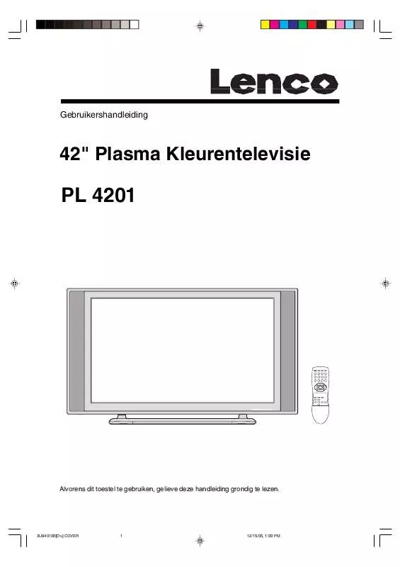 Mode d'emploi LENCO PL-4201